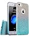TOZO for iPhone 7 Case iPhone 8 Case Shiny Bling Crystal Sparkle Premium 3 Layer Hybrid PC+TPU TPU Soft Grip – Gradient Blue