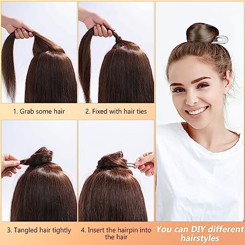 6 Pieces U Shaped Hair Pins, Sublaga French Hair Pins Metal French U