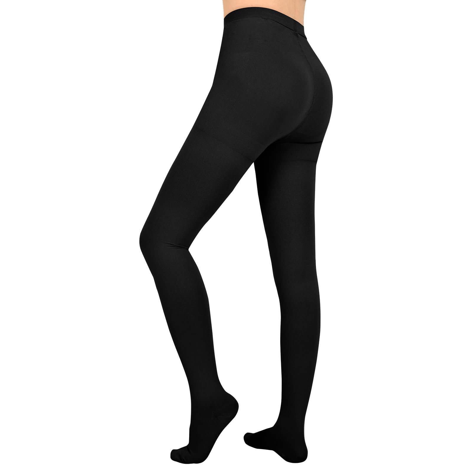 Photo 1 of Wegitcs Compression Pantyhose for Women & Men, 20-30mmHg Graduated Compression Leggings Closed Toe, Waist High Medical Compression Stockings for Treatment Varicose Veins Swelling, (Black, 4X-Large)