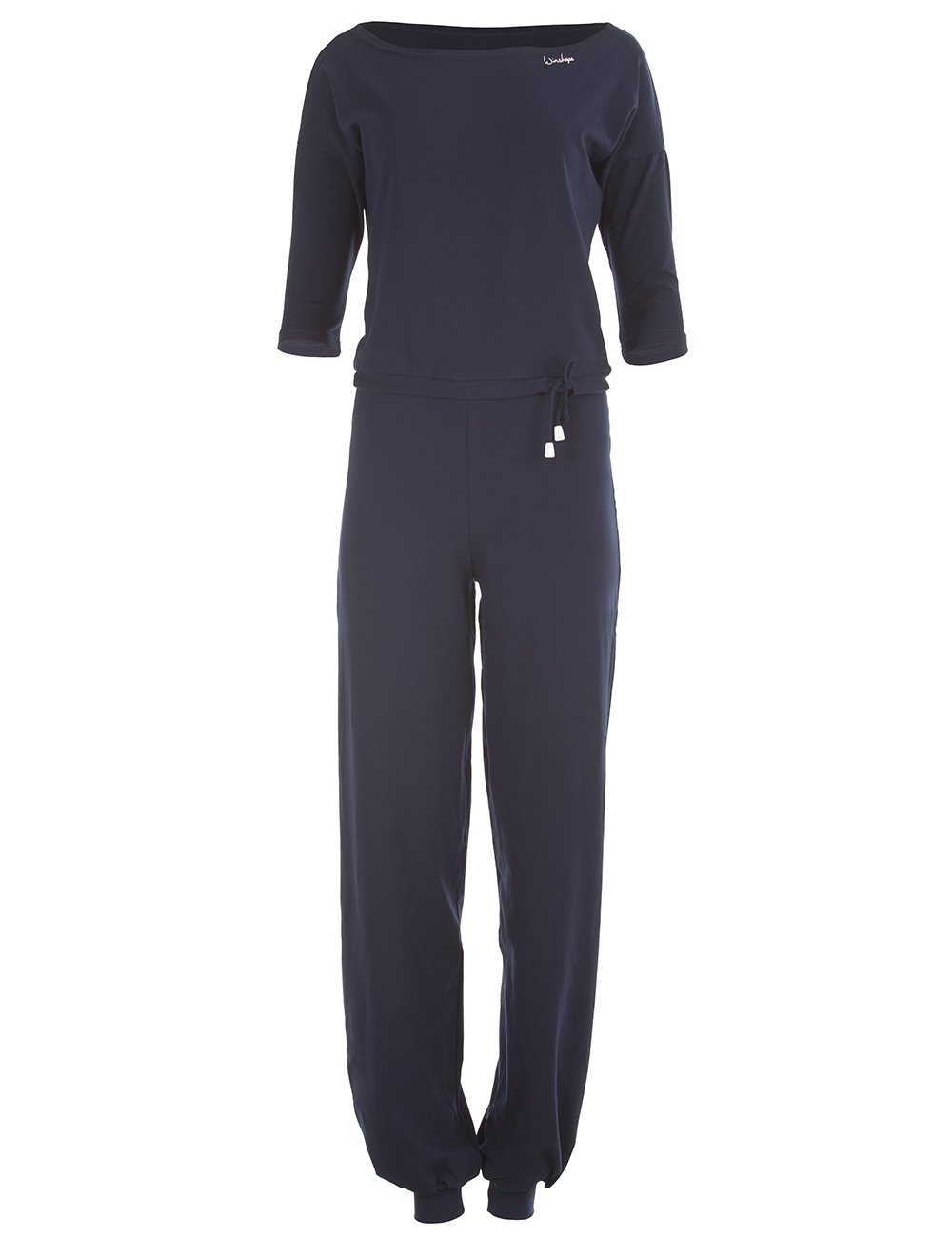Hape Winston Women's 3/4 Sleeve Jumpsuit, WJS2 Fitness Recreational Sports Yoga Pilates Jumpsuit, Womens, WJS2-NIGHT-BLUE-XS, night-Blue, XS