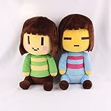 New Arrival Creative Colorful Cute Undertale FRISK & CHARA Plush Stuffed Doll Toys 2 pcs/set