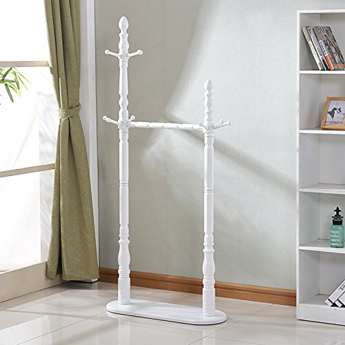 Amazon Com Solid Wood Coat Rack Style Floor To Ceiling Shoe Rack