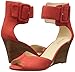 Nine West Women's Crudenza Nubuck Wedge Sandal