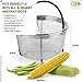 PerfeCome Steamer Basket 6 Qt for Pressure Cooker, Compatible with Instant Pot 6 & 8 Quart, Ninja Foodi & Other | Vegetable & Egg Stainless Steel Mesh Insert with Silicone Handle & Non-Slip Legs