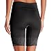 Maidenform Women's Shapewear Peek Out Shapers Thigh Slimmer, Black/Black/Steel Grey, Large