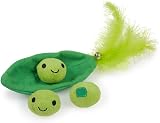 Petface Peas In a Pod Interactive Plush Cat Toy Catnip Filled view 2