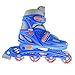 Crazy Skates 148 Kids Adjustable Inline Skate - Adjusts 4 Sizes (148BO)