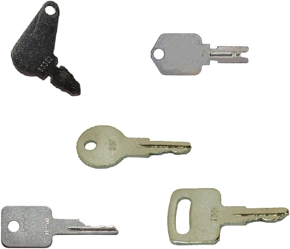 Keyman JLG Heavy Equipment Construction Ignition Key Blank Set Made to fit JLG (5 Different Keys)