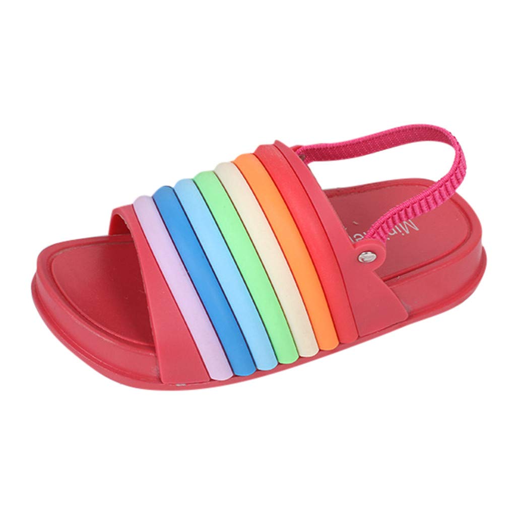 rainbow girl sandals