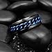 King Will Stainless Steel 8mm Rings For Men Center Chain Spinner Ring, Size 7-14