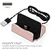 USB C Charger Dock Station, FanTEK Charging Desktop for Honor Note 8, LG V20, HTC 10, Motorola Moto Z, Nubia Z11, LG G5 SE, HTC Bolt/Lifestyle/evo, Lenovo ZUK Z1/Z2/Z2 Pro (Rose Gold)