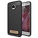 Moto Z2 Force Case , Vinve [Slim Thin] Carbon Fiber TPU Shock Absorption Anti-Scratches Flexible Soft Protective Case Cover for Moto Z2 Force Edition - Black