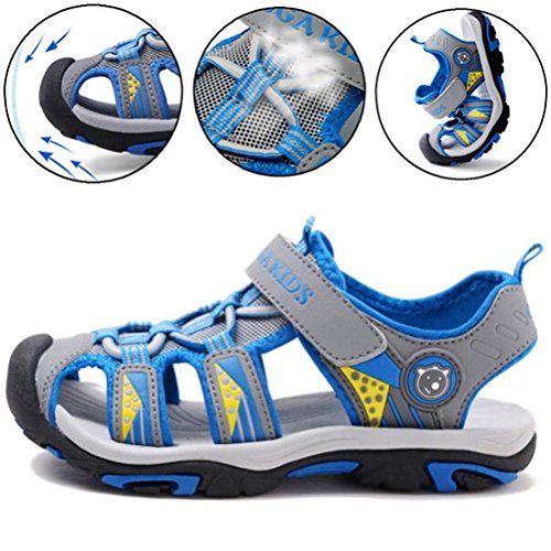 1 DADAWEN+Outdoor+Athletic+Breathable+Closed+Toe