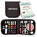 Mini Sewing Kit for Home, Travel & Emergency - Premium Sewing Supplies, Compact Storage Case, Extra White and Black Thread
