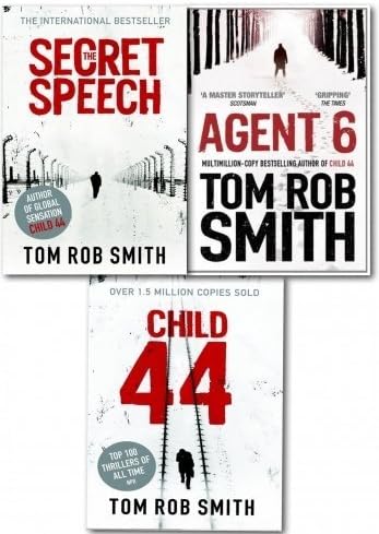Child 44 Trilogy Collection 3 Books Set Tom Rob Smith Secret Speech, Agent 6