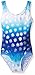 Danskin Big Girls' Gymnastics Leotard, Ombre Blue Ice, Large (12/14)