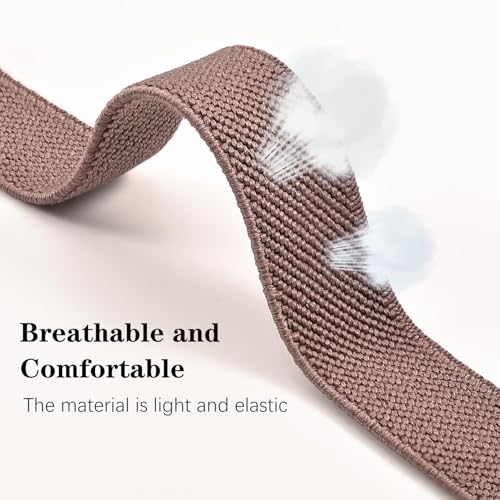Wizvv 5 Pcs Mi Band 9/Mi Band 8 Bracelet for Men Women Adjustable Elastic Nylon Wristband for Xiaomi Smart Band 9/Xiaomi Smart Band 8