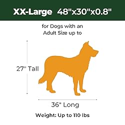 BALANCE Dog Crate Pad, Dog Foam Crate Mat Kennel