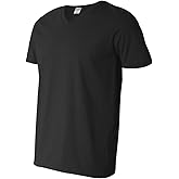 Gildan Activewear Soft Style V-Neck T-Shirt, XL, Black