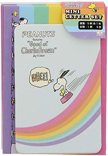 Peanuts スヌーピー レインボー ミニレターセット パステル S B07w87yvp3 249円 人気海外一番 100 品質保証 全品送料無料 即日出荷 Sale開催中