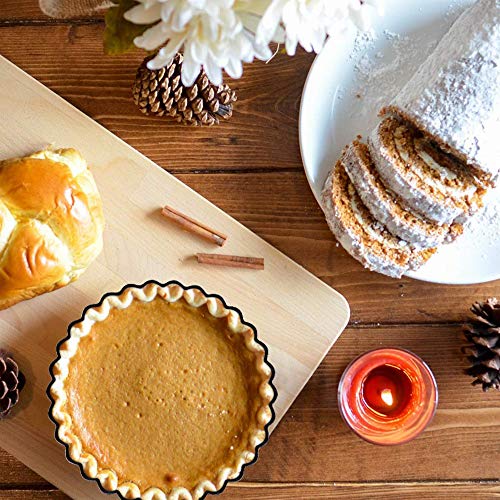 image for Fish&Fairy Tart Pie Pan 5 Inch Mini Quiche Pizza Cake Pans with Remova