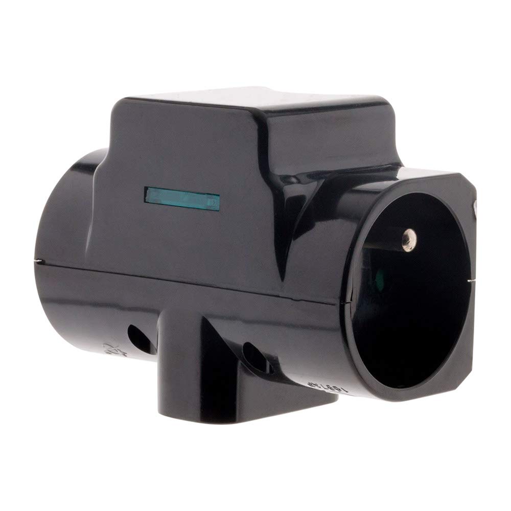 Security Pro Triplite Surge Arrester 2 x 16 A 2P+T + 1 x 6 A 2P Black