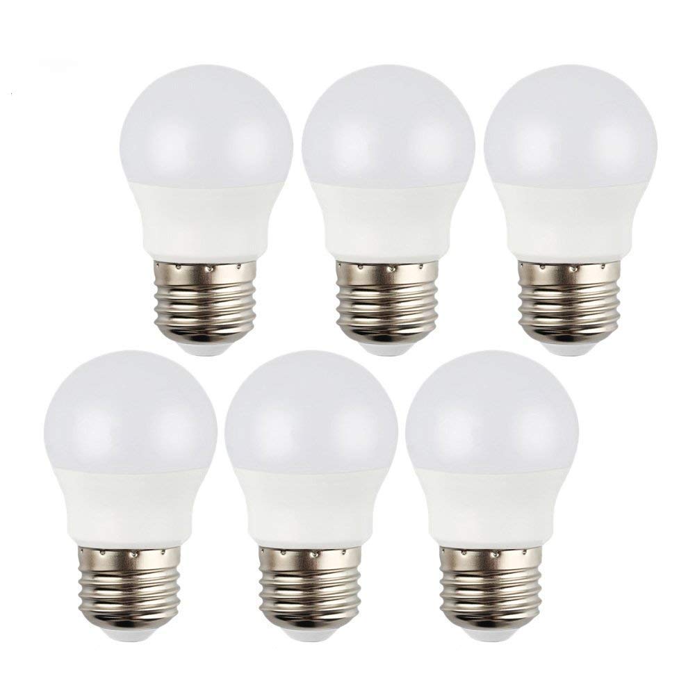 3W LED Light Bulbs,25W Incandescent Bulb Equivalent,240LM 2700K ( Soft White ),CRI 90+,E26 Medium Screw Base,A15 Bulb,for Home Lighting Decorative,Non Dimmable - 6 Pack