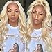 613 Blonde 100% Human Hair Lace Front Wigs Body Wave Pre Plucked Natural Hairline for Black Women Unprocessed Brazilian Virgin Hair Lace Front Wig 150% Density 12 inch