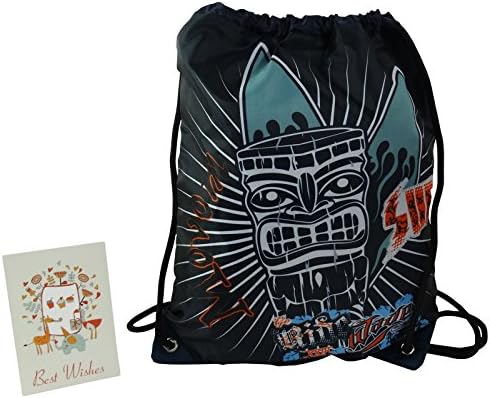 Movom Maori Drawstring Backpack Shoulderbag Daypack Travel Bag Slim