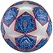 adidas Finale Glider Soccer Ball Silver Metallic/Bold Blue/Football Blue/Light Blue Bottom: Active Red S19, 5