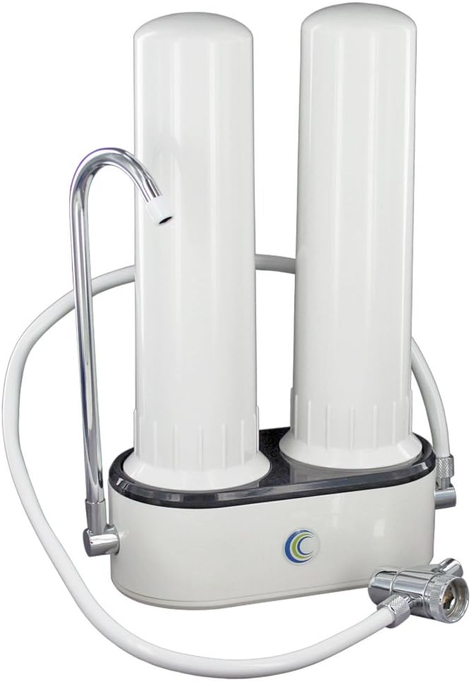 Aquacera Twin Countertop Fluoride Plus Water Filter System