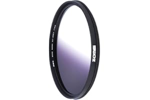 ZOMEI 77mm Ultra Slim Graduated Neutral Density Filter Gray
