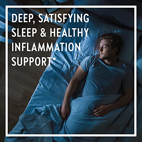 New Chapter Turmeric Supplement + Sleep Aid Turmeric Force Nighttime for Sleep Support with