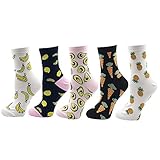 VPM Cartoon Animal&Fruit&Food Women Crew Socks Gift
