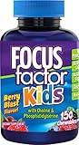 Focus Factor for Kids Complete Vitamins: Multivitamin & Neuro Nutrients (Brain Function), Vitamin B12, C, D3, 150 Count, 75 DAY SUPPLY