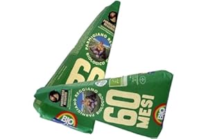 Montanari & Gruzza Parmigiano Reggiano Pdo from organic farming 60 months 2 Pieces each 1.10 Lbs hand-wrapped