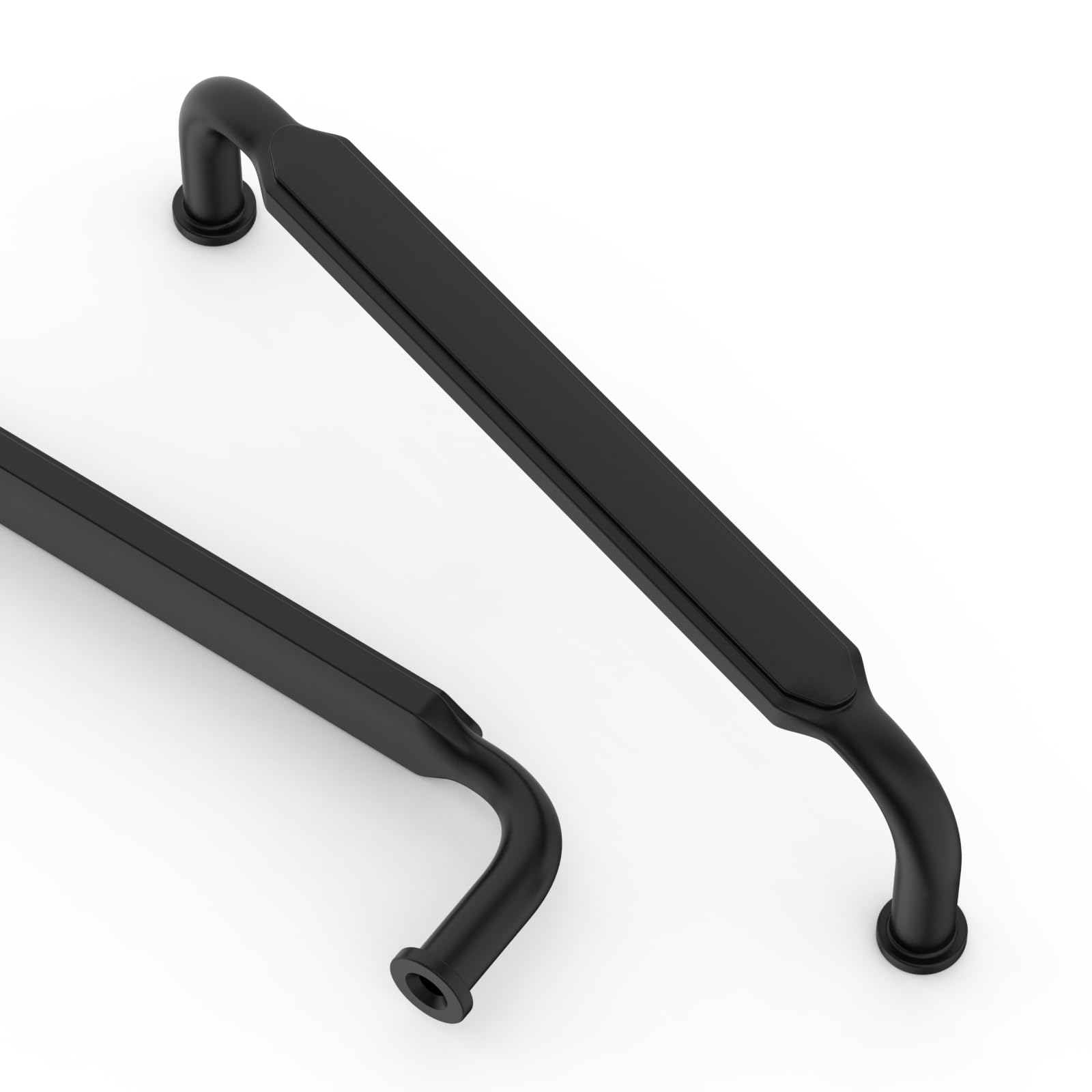 Photo 1 of Asidrama 10 Pack 5 Inch(128mm) Matte Black Kitchen Cabinet Handles, Cabinet Pulls Kitchen Cabinet Hardware for Cupboard Drawer Pulls