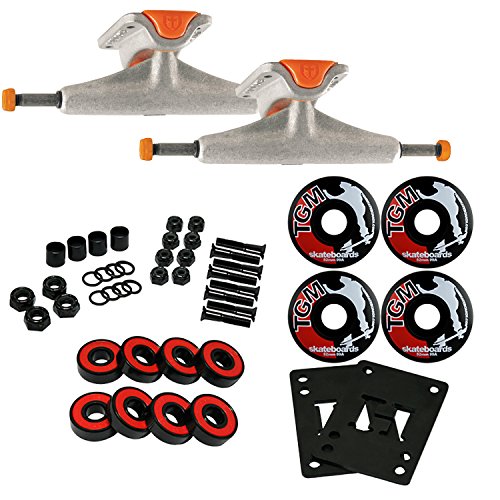 Tensor Mids SKATEBOARD TRUCKS, Wheels, ABEC 7 Bearings