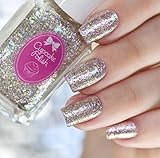 Diamond - iridescent flakie topcoat nail polish by Cupcake Polish