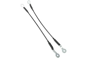 EASYBERG 2pcs Tailgate Support Cable Compatible with 1994-2004 Chevy S10 Pickup GMC Sonoma Pair Set Kit 15683450
