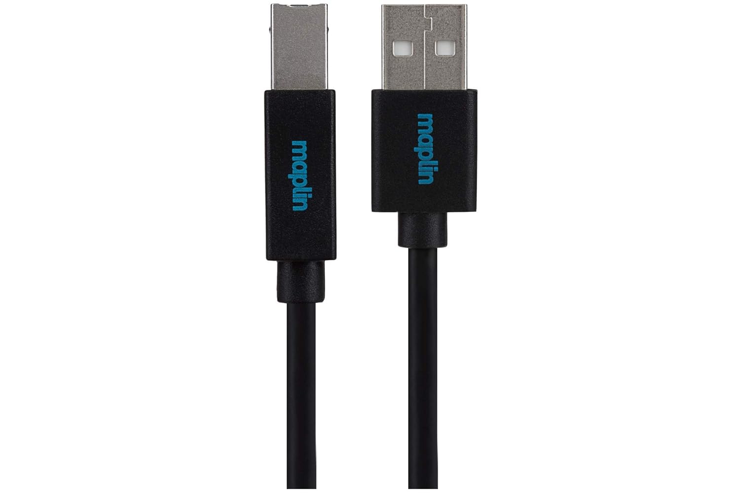 Maplin USB-A to USB-B Cable 0.5m Black