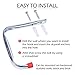 Garage Storage Utility Hanging Hooks - Heavy Duty, Shed Organizer Hangers - A J Hook To Hold a Bicycle, Bike, Chair, Ladder, Hose, Tool or Tools