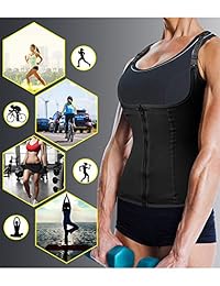 Ursexyly, camisa para sauna, chaleco a la cintura de tela gruesa, corpiño para reducción de cintura y quemar grada, reducción de peso y líquidos retenidos