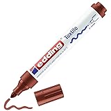 edding 4500 textile marker - brown - 1 pen - round