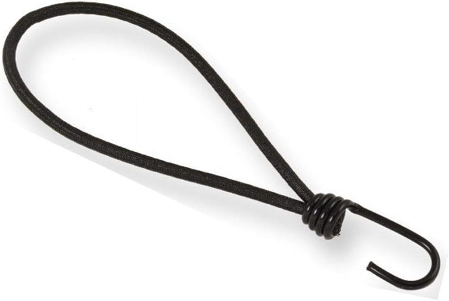 25 Pezzi Tendicatena Elastici Con Ganci - 20 Cm, &Oslash;4 Mm, Bianco, Per Teloni E Campeggio