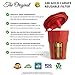 DI ORO - MaxBrew 24K Gold Reusable K-Carafe Filter for Keurig 2.0 - K-Cup Reusable 4-5 Cup Carafe Filter for Keurig 2.0