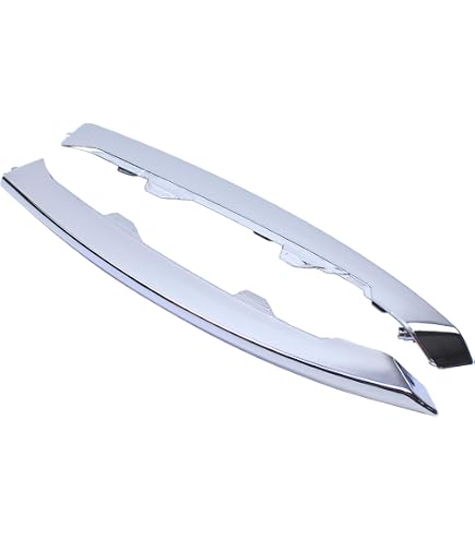 Front Lower Grille Molding Trim For 2016-2018 Kia Optima EX - Chrome Finish Pair