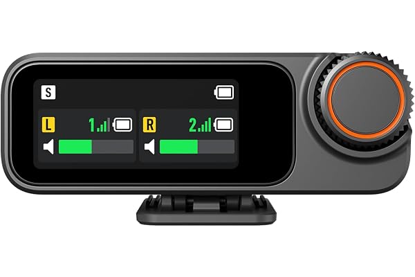 DJI Mic 3 Receiver, Wireless Mini Microphone for iPhone/Camera/Android, Lightweight & Intuitive, Lavalier Microphone, 32-bit Float, Integrated Timecode, Vlog, Interview, Streaming