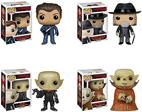 The Strain Vaun, Master Abraham, Setrakian, Dr. Ephraim Goodweather Pop! Vinyl Figures set of 4