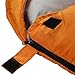 FARLAND Mummy Sleeping Bag with Compression Sack,20 Degrees ℉,Portable and Lightweight for 3-4 Season Camping, Hiking,Waterproof, Traveling, Backpacking and Outdoor (Orange/Right Zipper, Rectangular)